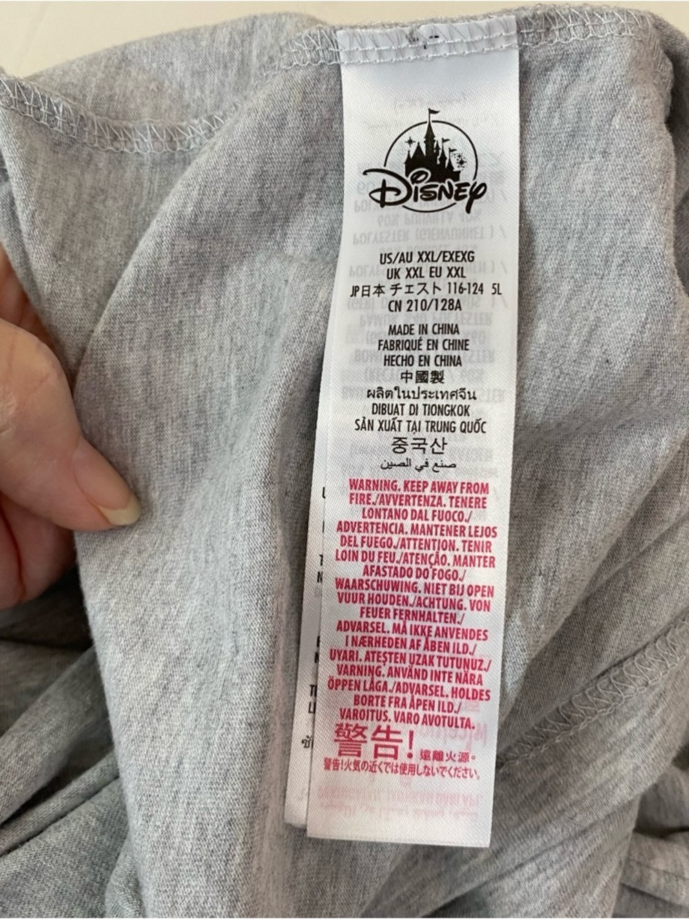 Disney Walt Disney World Pride Collection Rainbow Short Sleeve Gray Tee XXL - Picture 6 of 6